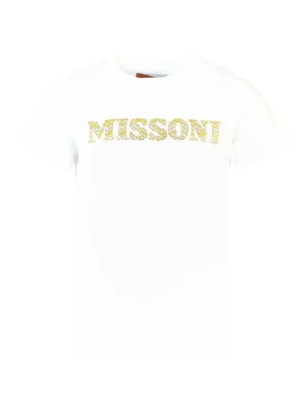 Koszulka dziecięca Missoni biała