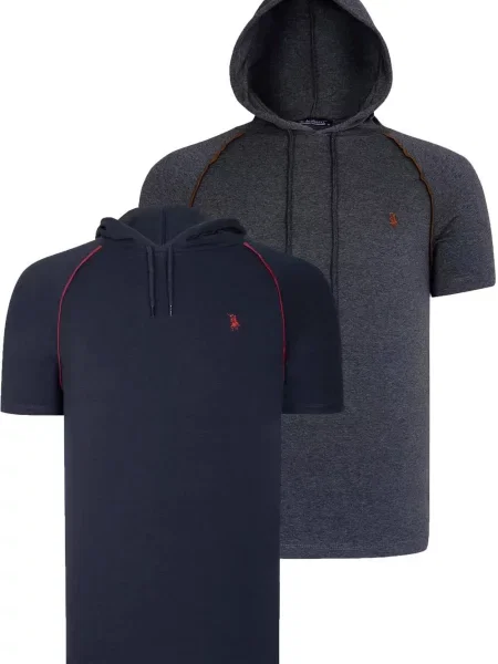 Tricou Dewberry cu glugă gri