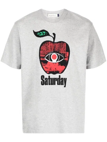 Tricou Undercover cu imagine gri