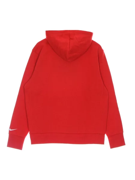 Bluza z kapturem Nike z kapturem czerwona