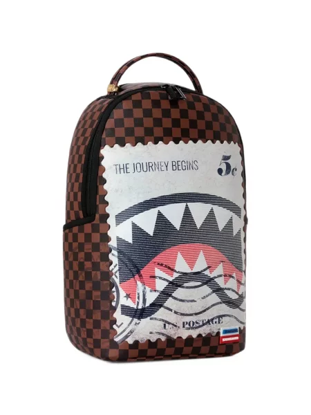 Rucsac Sprayground cu imagine maro