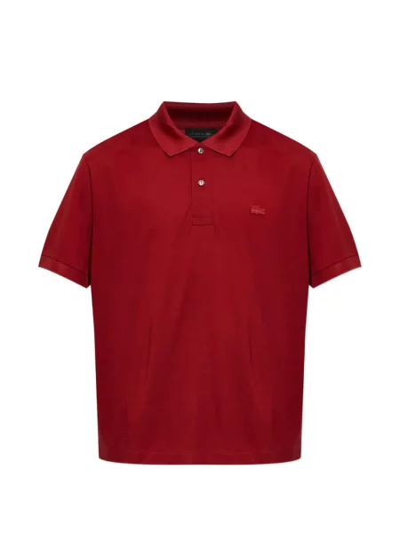 Tricou polo Lacoste de mătase clasic roșu