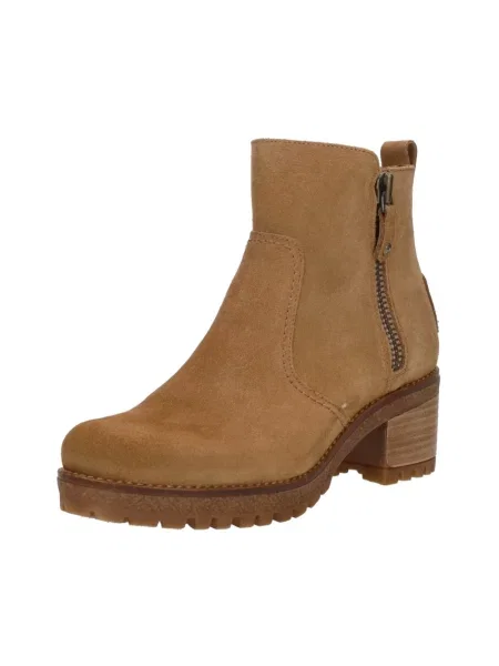 Buty do kostki Panama Jack skórzane beżowe