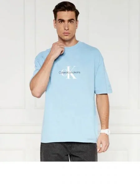 CALVIN KLEIN JEANS Tricou ARCHIVAL MONOLOGO albastru
