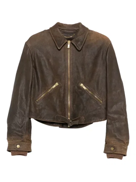 Geanta de piele Golden Goose auriu