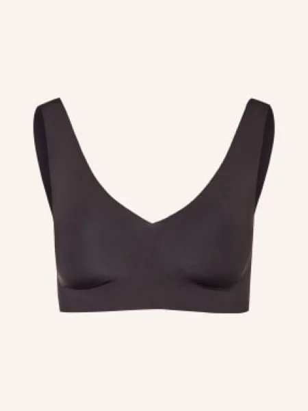 Sloggi Biustonosz Bustier Zero Feel schwarz czarny