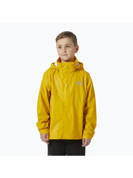Gyerek vitorlás dzseki Helly Hansen Moss essential yellow. Méret: sárga