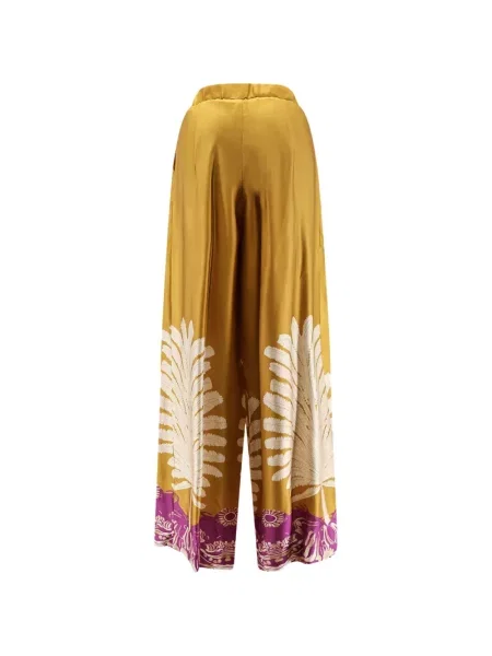 Pantaloni palazzo Bye Firenze galben