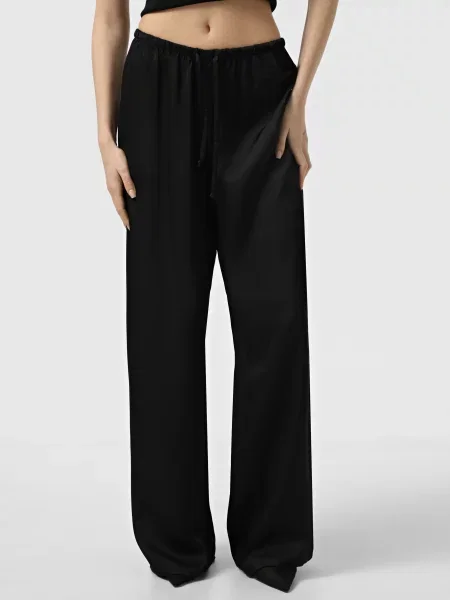 Штани повсякденні Braska шовк чорний