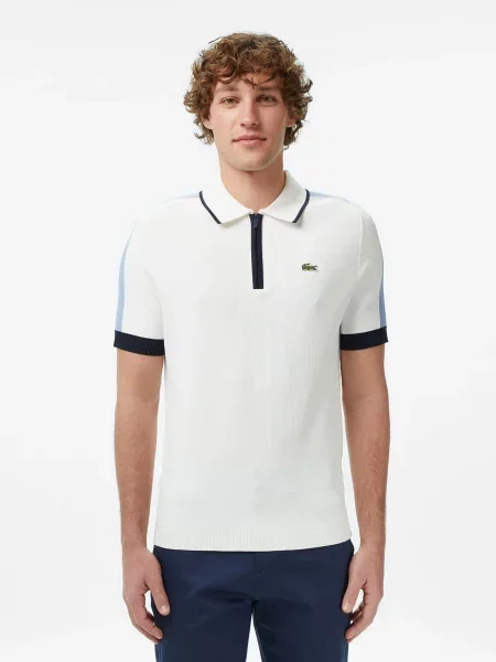 Поло Lacoste білий