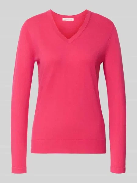 Sweter z mieszanka z dekolt w serek Christian Berg Woman