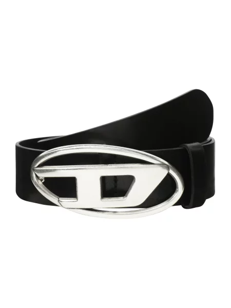 DIESEL Opasky / strieborná čierna