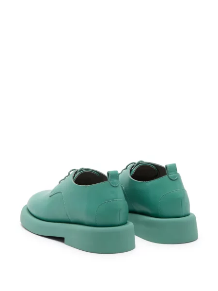 Pantofi derby Marsell din piele verde
