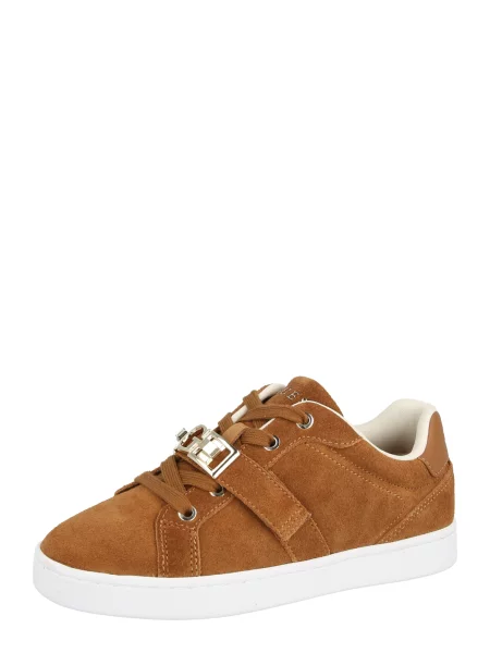 Sneakerși Guess maro