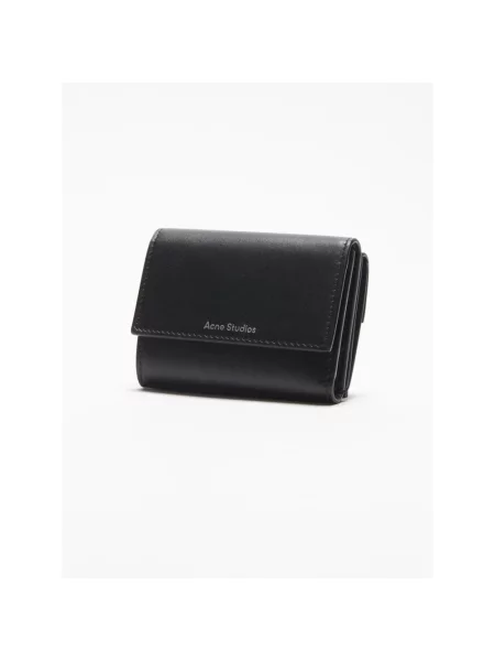 Portfel Acne Studios skórzany czarny