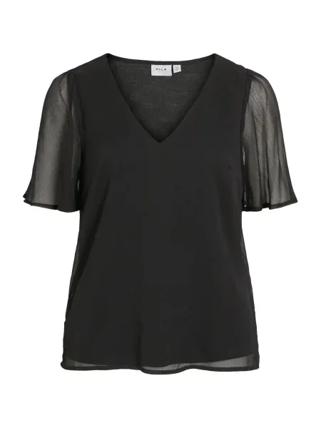 VILA Bluză VIFALIA' negru