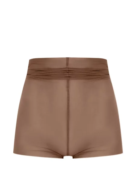 Pantaloni scurți Rick Owens stretch maro