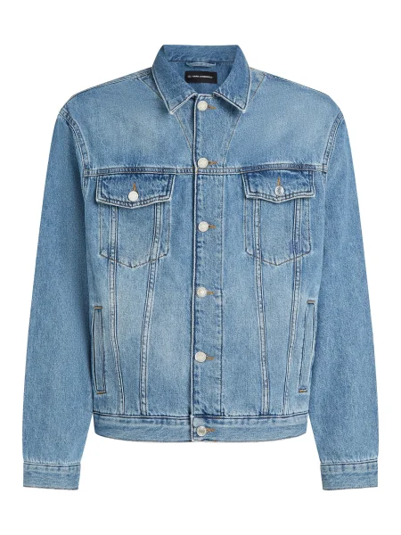 Karl Lagerfeld Geacă de primăvară-toamnă denim albastru