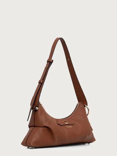 Geanta hobo Guess din piele maro