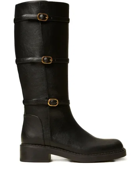 Botine Twinset cu cataramă negru