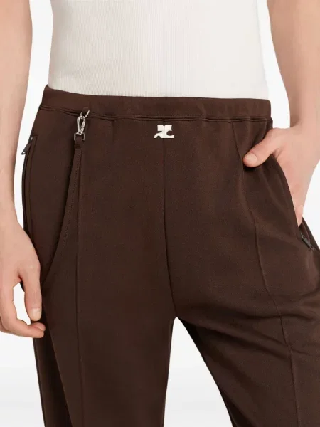 Pantaloni Courreges maro