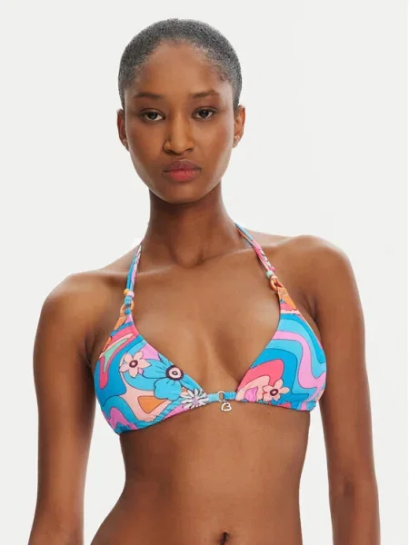 Banana Moon Bikini partea de sus Braro Popsicle albastru