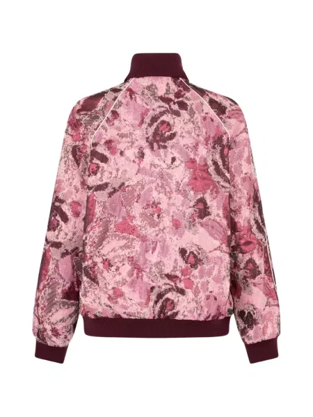Geacă bomber John Richmond cu model floral din jacard roz