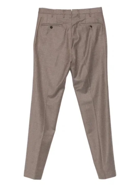 Pantaloni Incotex plisate maro