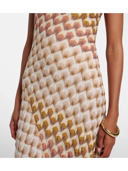 Rochie Missoni cu gât halter