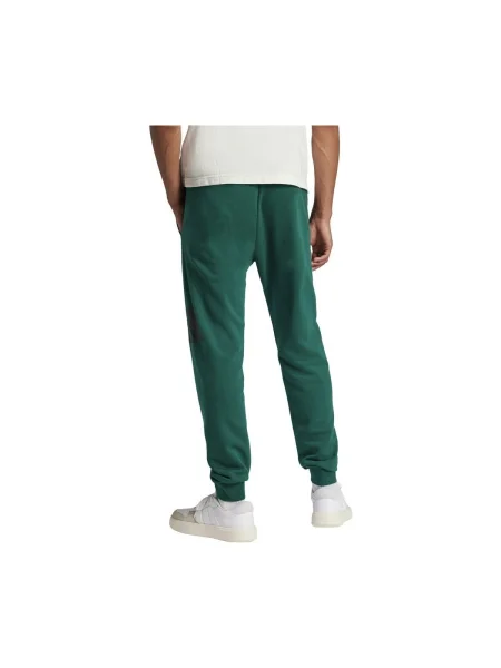 Froté športové nohavice Adidas s autogramom zelená