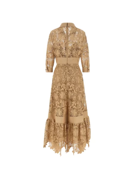 Φλοράλ μίντι φόρεμα Elie Saab με βολάν