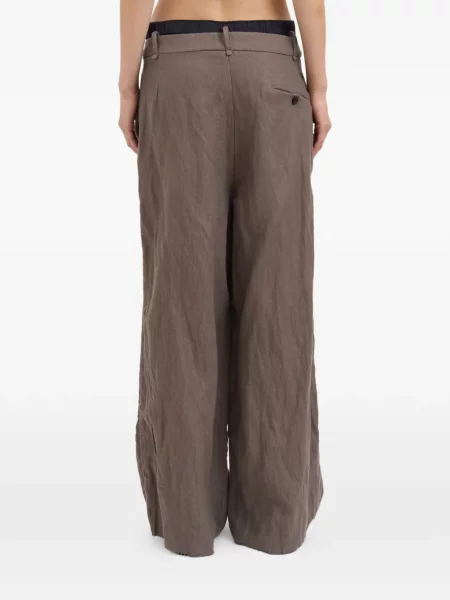 Spodnie Masnada wełniane szare