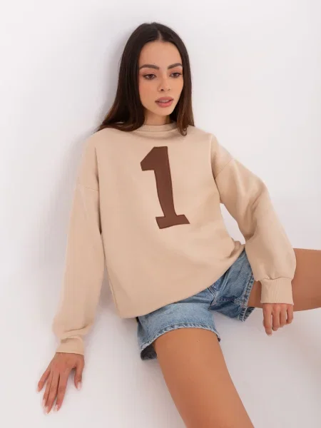 Hanorac cu glugă Fashionhunters bej