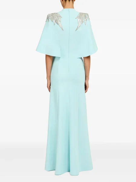 Rochie maxi Jenny Packham de costum albastru
