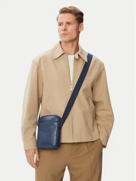 Calvin Klein Torba preko ramena tamno plava / kameno siva