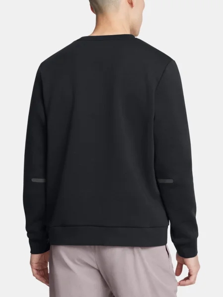 Pánska mikina Under Armour Unstoppable Fleece Crew black/black čierna
