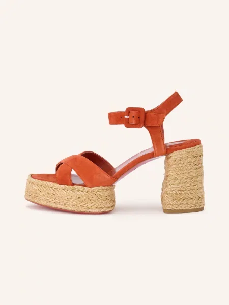 Christian Louboutin Sandály Calakala 85 tmavě oranžová