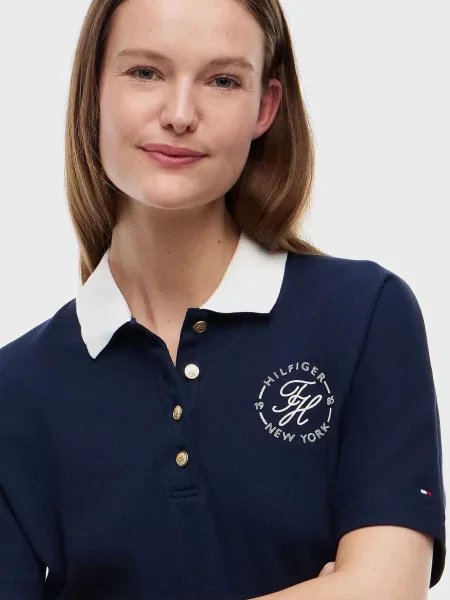 Поло Tommy Hilfiger синее