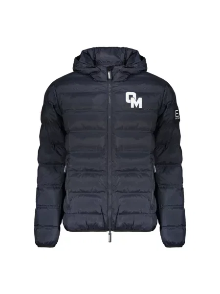 Kurtka Emporio Armani Ea7 z kapturem niebieska