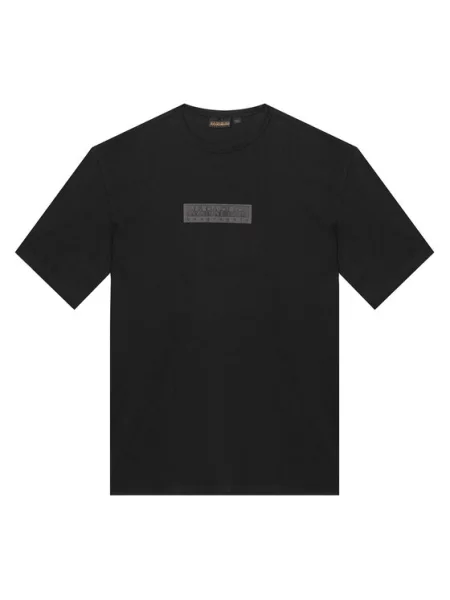 Napapijri Póló S-New Box Logo fekete