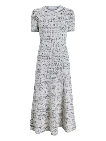 Rochie midi Proenza Schouler White Label tricotate până la genunchi de costum alb