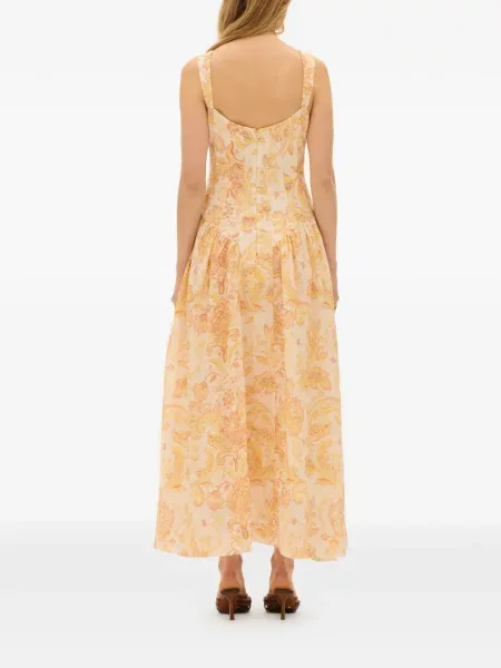 Rochie Kate Ford cu model floral de costum