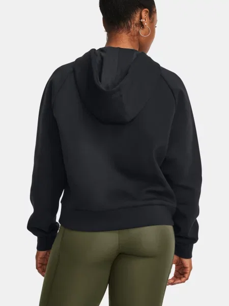 Dámska mikina Under Armour Fleece Hoodie black/black čierna