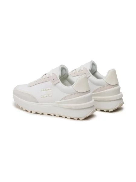 Sneakersy Tommy Hilfiger skórzane białe