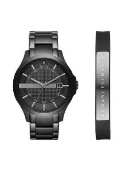 ARMANI EXCHANGE Analogové hodinky černá