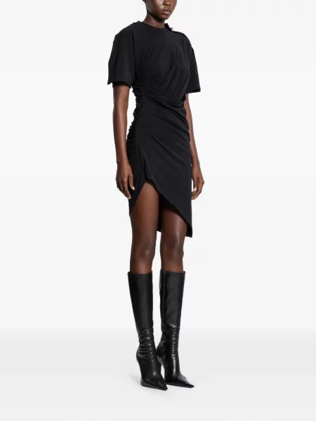 Rochie Mugler asimetrică negru