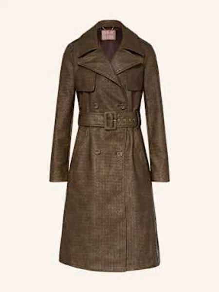 Guess płaszcz CARMEN brązowy