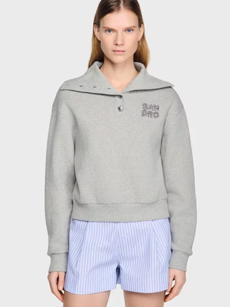 Светр Sandro сірий