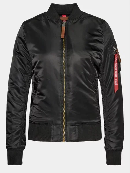 Prijelazna jakna Alpha Industries crna