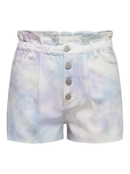 ONLY Pantaloni CUBA roz mov lavandă alb